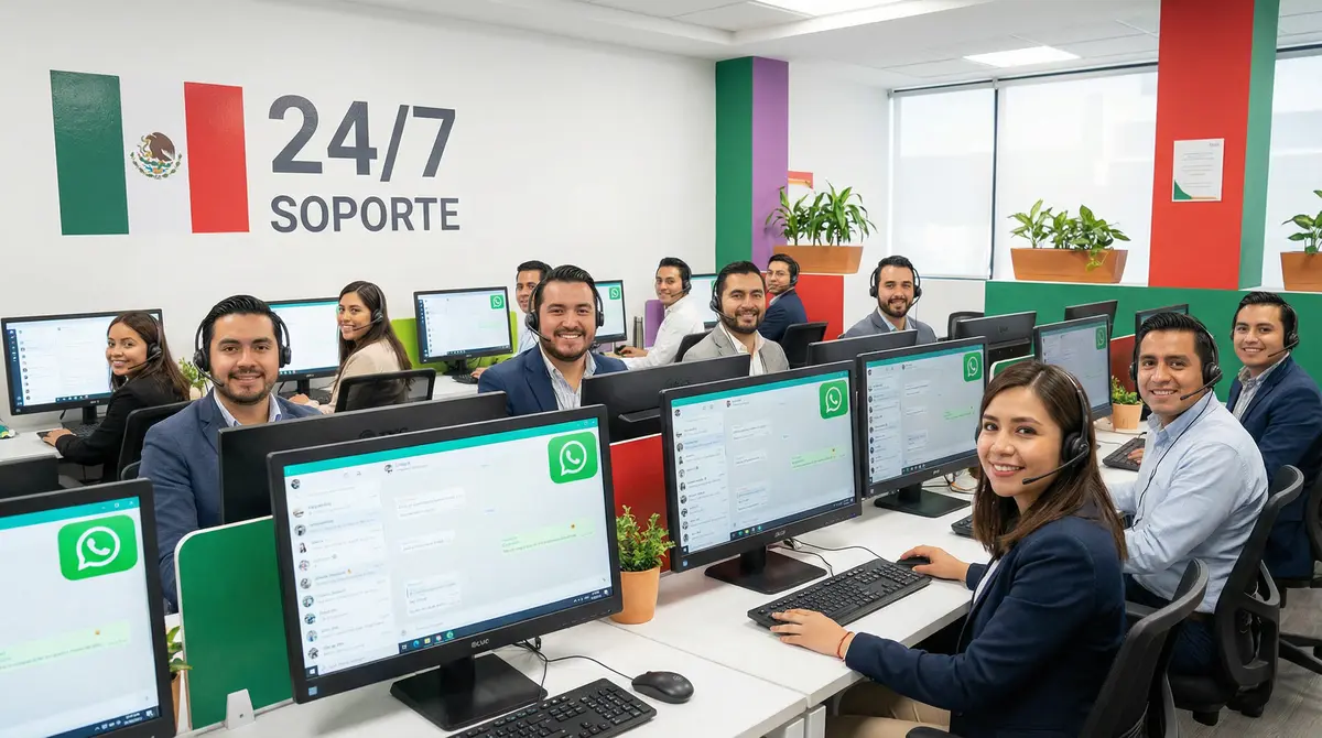 Equipo de soporte al cliente de NetBet App atendiendo en español